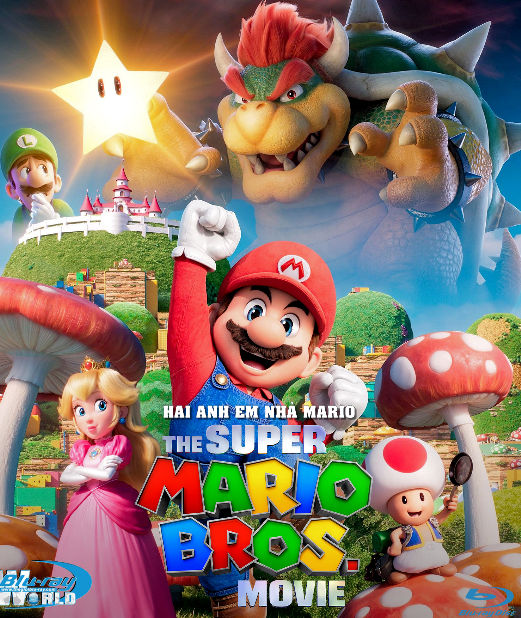 B5744.The Super Mario Bros. Movie 2023 -  HAI ANH EM NHÀ MARIO 2D25G  (DTS-HD MA 7.1)